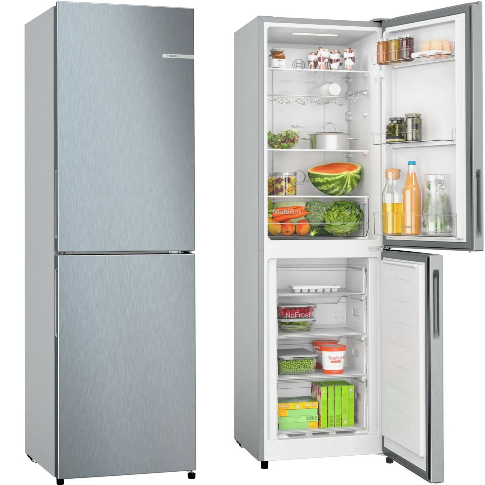 Bosch Frost Free Fridge Freezer Kgn Nleag At Wades Appliance Sales