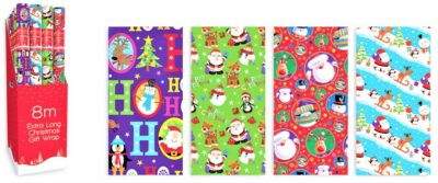 Cute Christmas Gift Wrap - 8m Roll  0260613 (WPCT/WNCU)