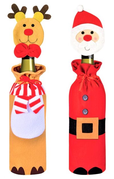 Novelty Bag with Topper - Santa or Rudolph 0260681 (SNBT)