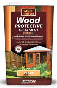 Barrettine 5L Protective Wood Treatment - Clear    0431869