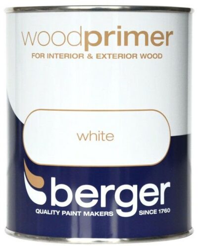 Berger 750ml Wood Primer - White 0522746
