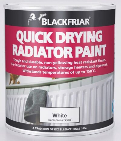 BlackFriar 250ml Quick Drying Radiator Paint - White  0661640