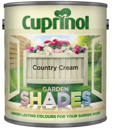 Cuprinol 1 Litre Garden Shades Country Cream 1273801