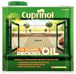 Cuprinol 2.5L UV Decking Oil - Natural    1274538