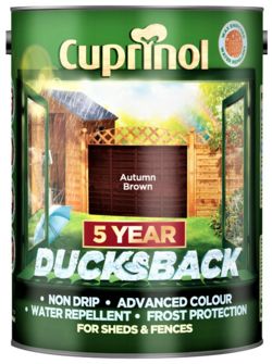 Cuprinol 5L 5Year Ducksback - Autumn Brown  1274611