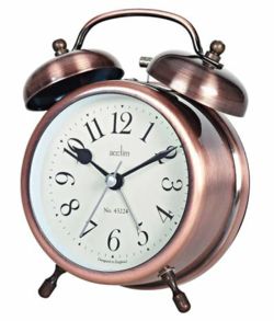 Acctim Pembridge Quartz Double Bell Alarm Clock 14628 (0022354)