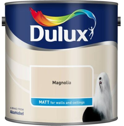 Dulux 2.5L Matt Paint - Magnolia 1501135