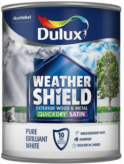 Dulux 750ml Weathershield Quick Dry Satin Paint 1507582