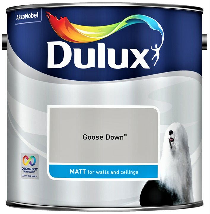 Dulux 2.5L Matt Paint - Goose Down 1509491