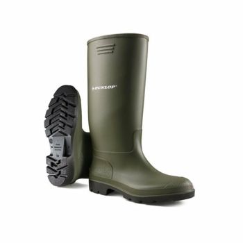 Dunlop Pricemaster Wellington Boots Green Size 7  380VP