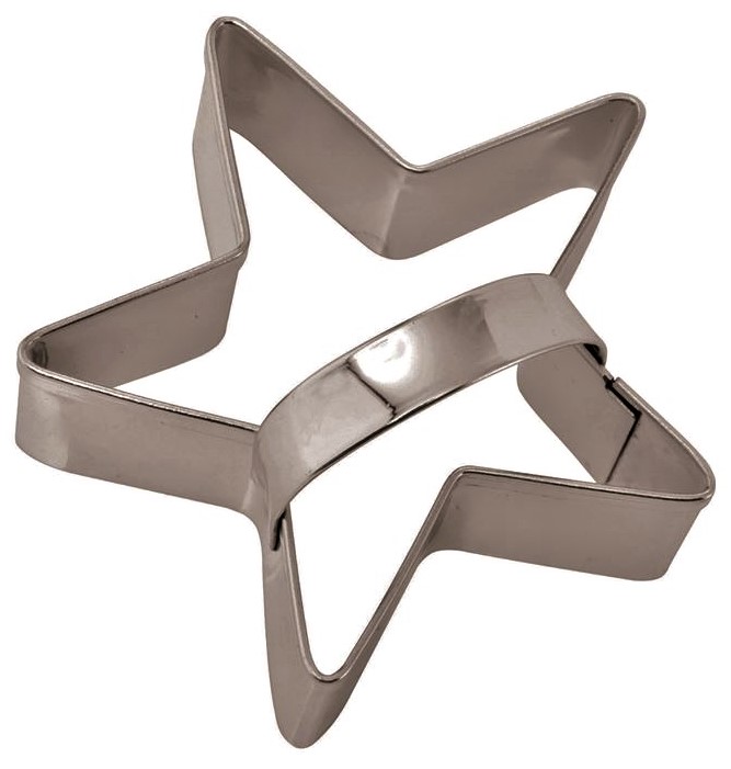 Stainless Steel Cookie Cutter with Handle - Star  1641777 (853124)