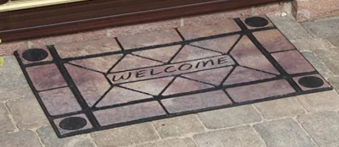 Brick & Tile Welcome Door Mat