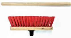 Home Hardware Stiff PVC Broom 290mm with Handle - Red  VR21HHL