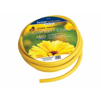 Home Gardener Reinforced 50m Yellow Hose  Z0210 (2773157)