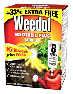 Weedol Rootkill WeedKiller Plus - 8 Tubes  2954735