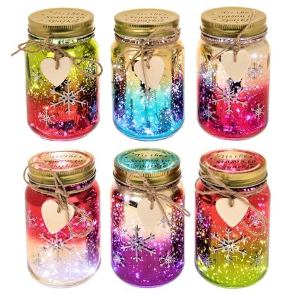 Firefly Christmas SnowFlake Jar - Assorted Designs  3340062 (272321)