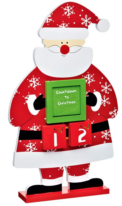 Count Down to Christmas Sign - Santa 3536353 (KCSFCOUNT)