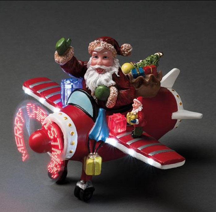 Konstsmide Santa on a Plane  3612072 (4200-000)