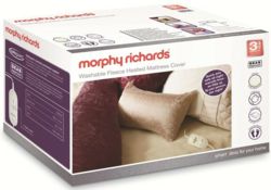 Morpy Richards Fleece Heated Double Mattress Cover  620002