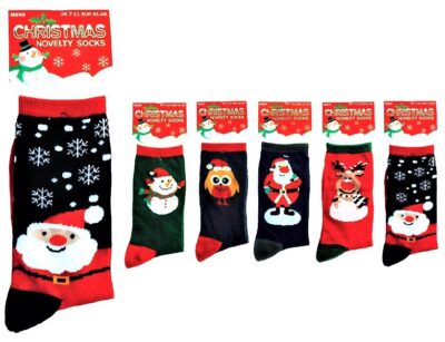 Christmas Mens Novelty Socks - Assorted Designs 4660022 (AS814)