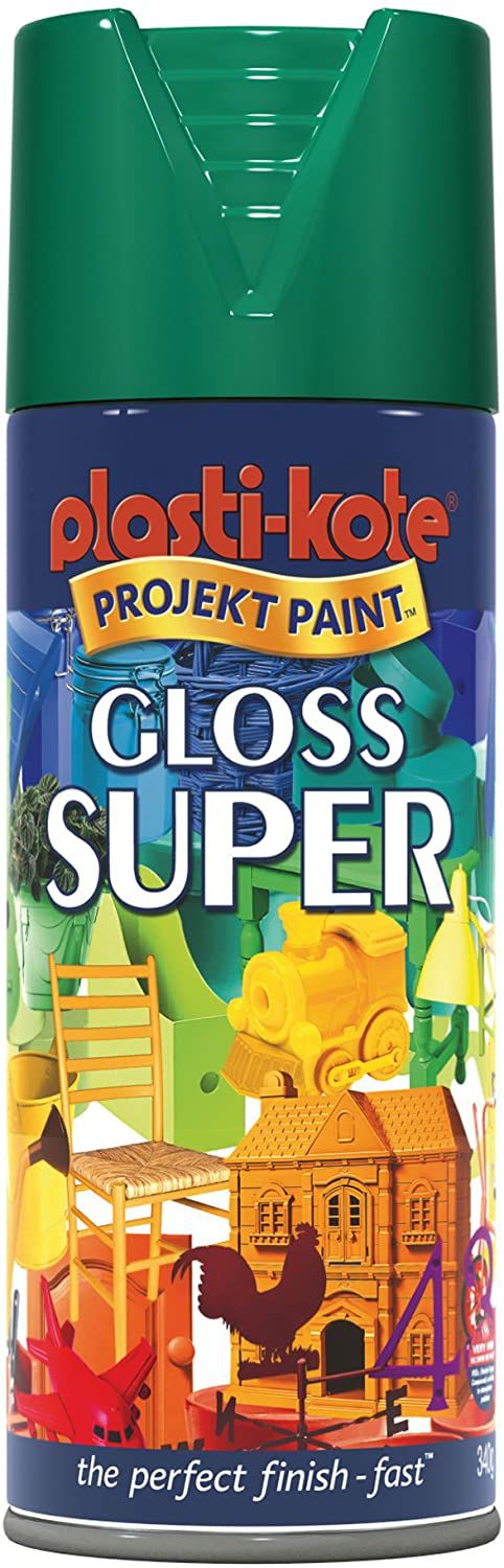PlastiKote 400ml Super Gloss Spray - Lawn Green PKT1126