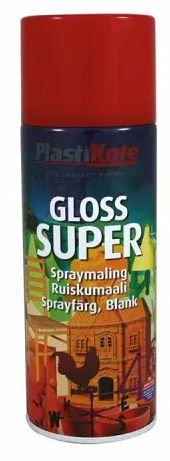 PlastiKote 400ml Super Gloss Spray - Orange  PKT1117