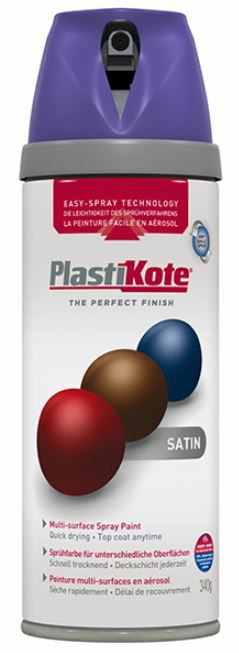 PlastiKote 400ml Twist & Spray Gloss - Sumptuous Purple PKT22116