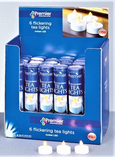 LED Flicker Tealights - 6 Pack  5183880 (LB071206)