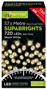 Premier MultiAction SupaBrights 720 LED Lights - Warm White LV162173WW