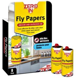 STV Zero In Fly Papers x8 ZER878