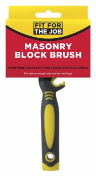 Rodo 12x3cm Exterior Masonry Block Brush   FBBB004
