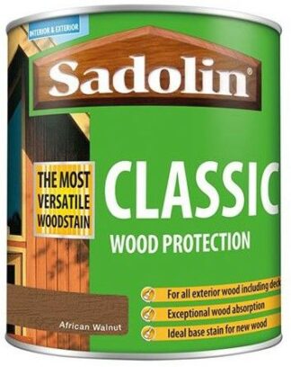 Sadolin 1L Classic Wood Protection - African Walnut 5910030