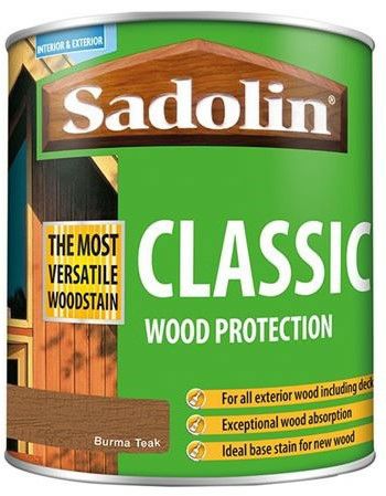 Sadolin 1L Classic Wood Protection - Burma Teak 5910051
