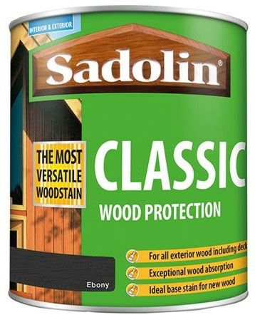 Sadolin 1L Classic Wood Protection - Ebony 5910072