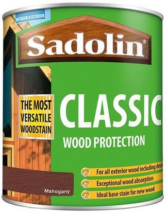 Sadolin 1L Classic Wood Protection - Mahogany 5910135