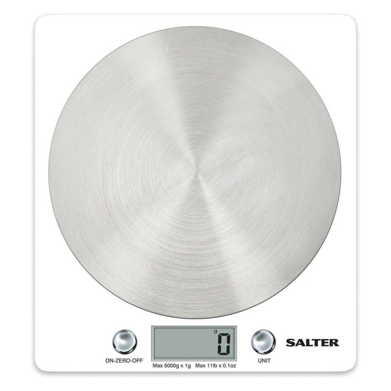Salter Block Electric Kitchen Scales 1036WHSSDR