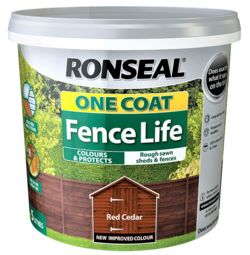 Ronseal 5L One Coat Fence Life - Red Cedar  6881048