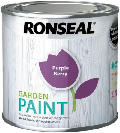 Ronseal 250ml Garden Paint - Purple Berry 6888127