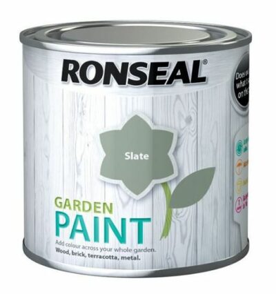 Ronseal 250ml Garden Paint - Slate 6888195