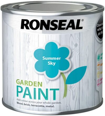 Ronseal 250ml Garden Paint - Summer Sky 6888279