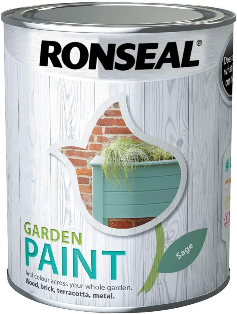 Ronseal 750ml Garden Paint - Sage 6888310