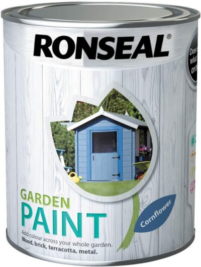 Ronseal 750ml Garden Paint - Cornflower 6888326