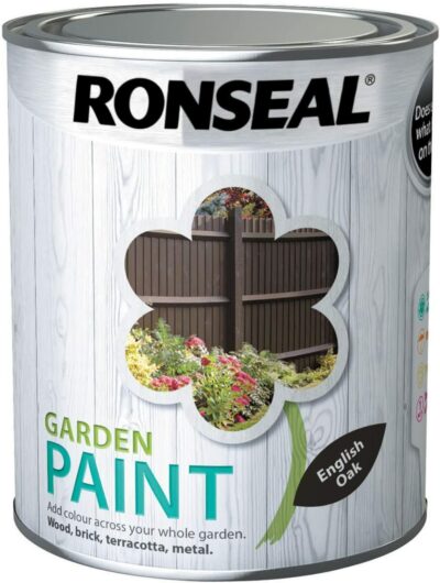 Ronseal 750ml Garden Paint - English Oak 6889400