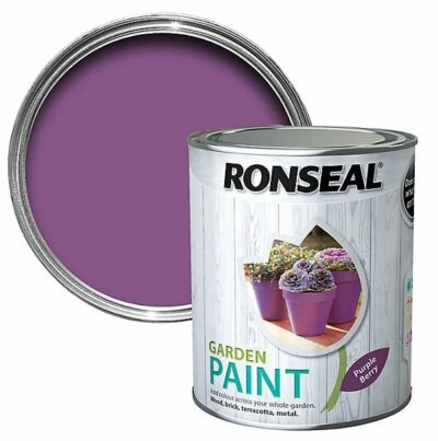 Ronseal 2.5L Garden Paint - Purple Berry 6888609