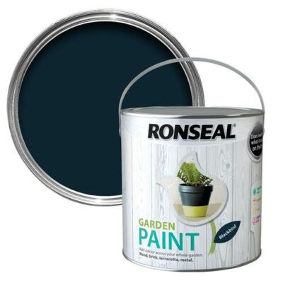 Ronseal 2.5L Garden Paint - Blackbird 6888656