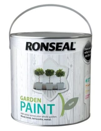 Ronseal 2.5 Litre Garden Paint - Slate 6888661