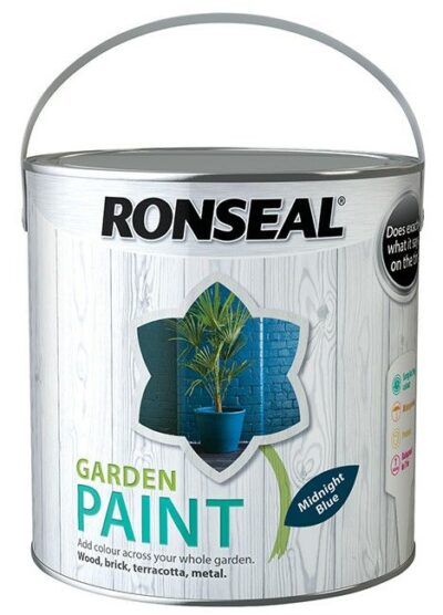 Ronseal 750ml Garden Paint - Midnight Blue  6888698
