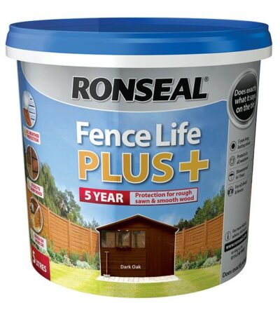 Ronseal 5L Fence Life Plus - Dark Oak  6889157