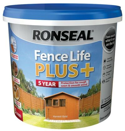 Ronseal 5L Fence Life Plus - Harvest Gold 6889230