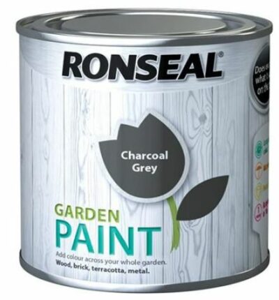 Ronseal 250ml Garden Paint - Charcoal Grey 6889513